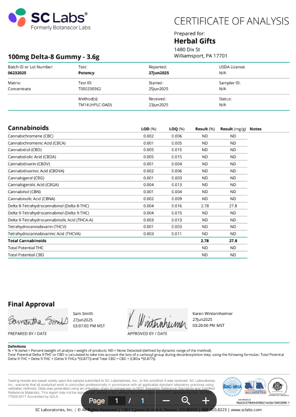 Delta 8 Gummies 100mg (15ct) - Image 2